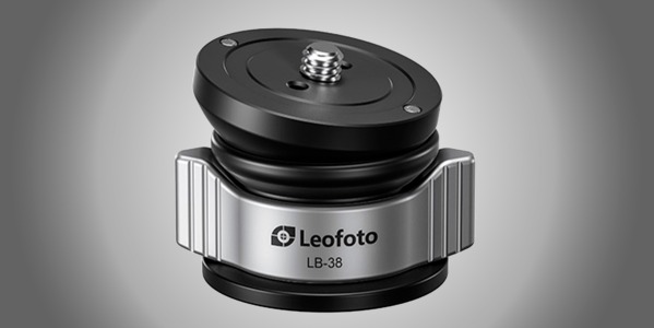 Leofoto miniaturiza la "base niveladora LB-38" útil para tomas panorámicas y nivelación de vídeos para cámaras mirrorless