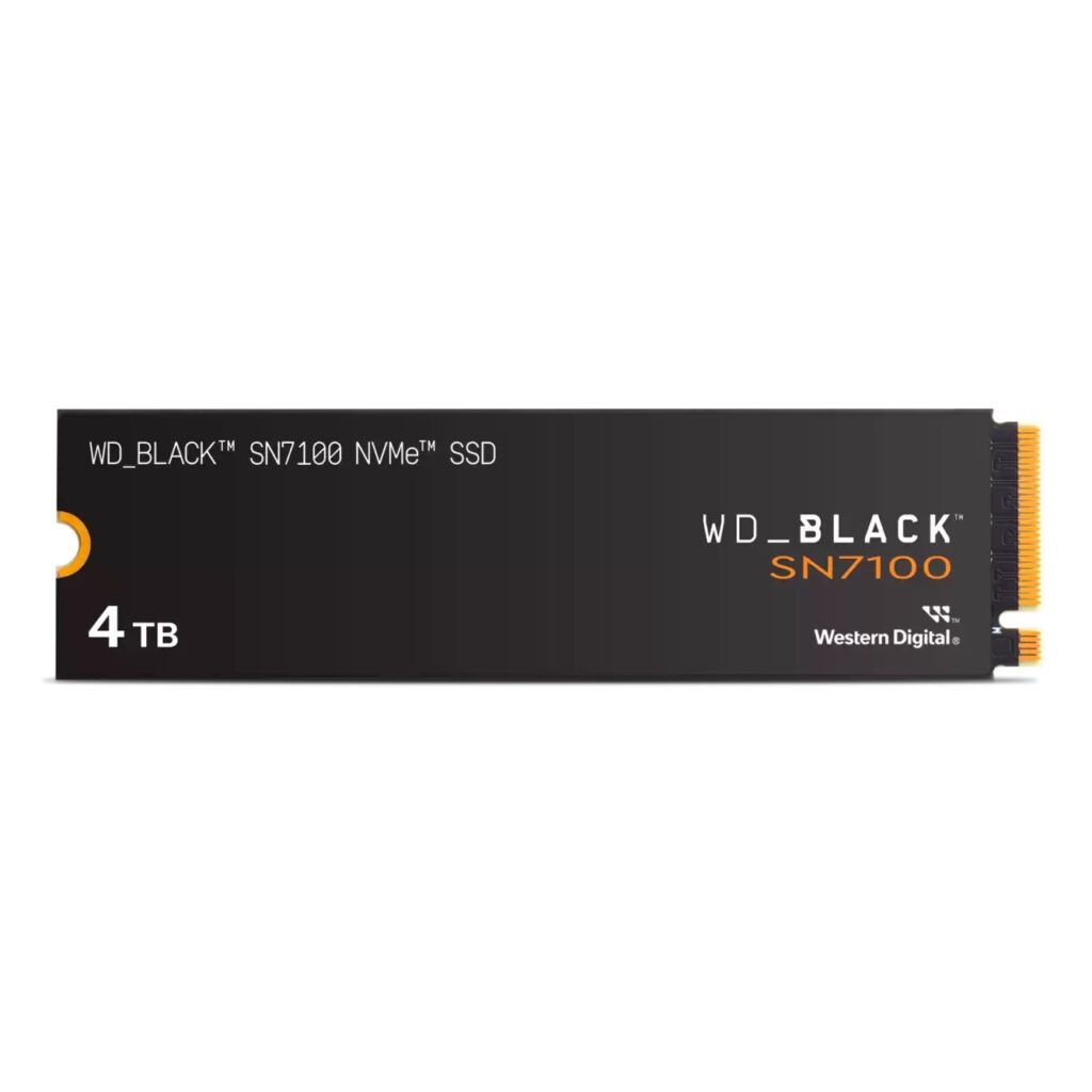 WD_BLACK SN7100 SSD NVMe 4 TB · M.2 2280 (PCIe 4.0)