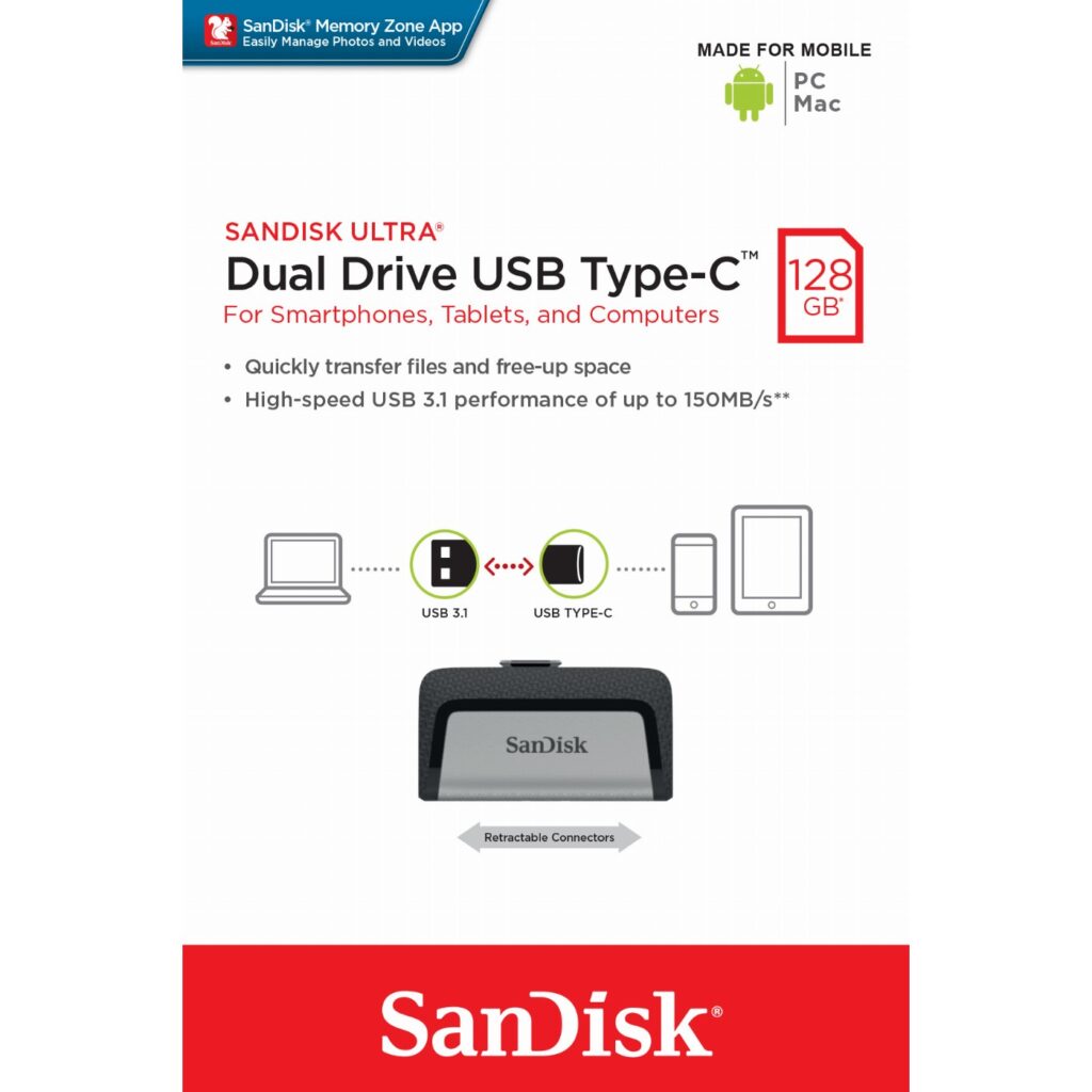 SanDisk Ultra Dual Drive USB Type-C USB flash drive