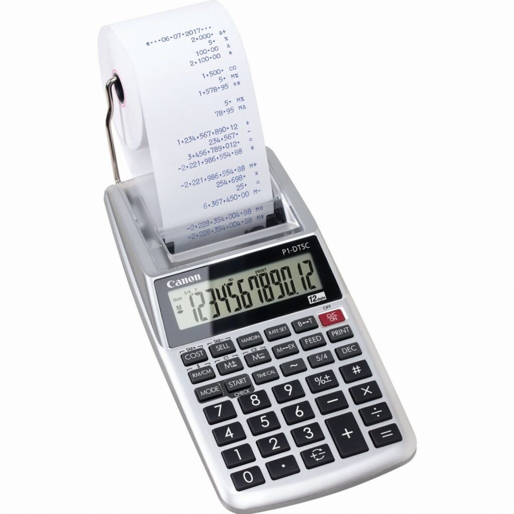 Canon P1-DTSC II EMEA HWB calculator