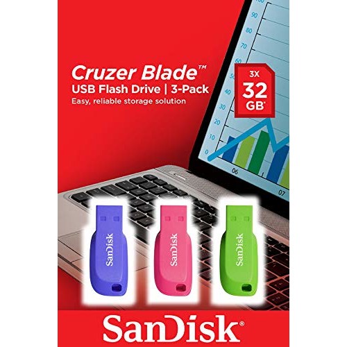 SanDisk Cruzer Blade 3x 32GB USB flash drive