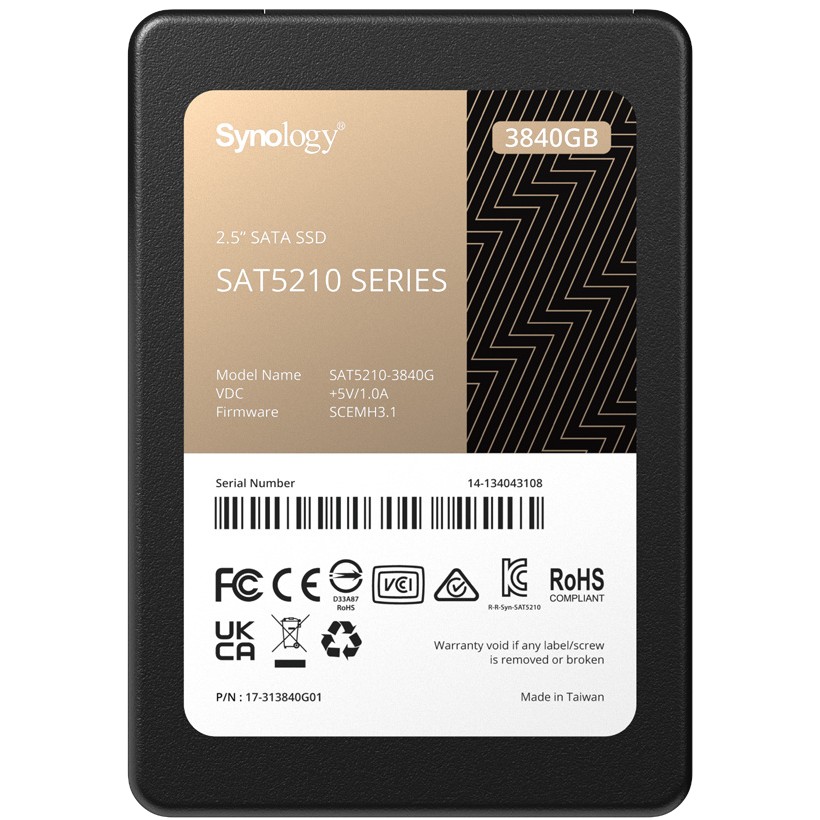 Synology SSD 2.5” SATA 3840GB