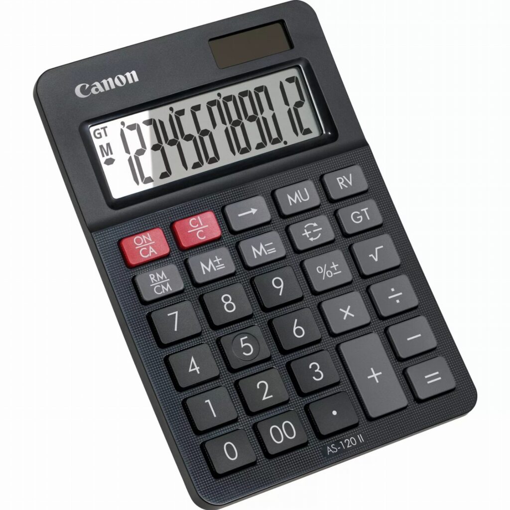Canon AS-120 II calculator