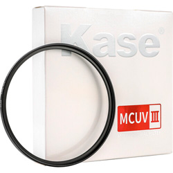 Incluye un filtro UV de rosca circular Kase MCUV III