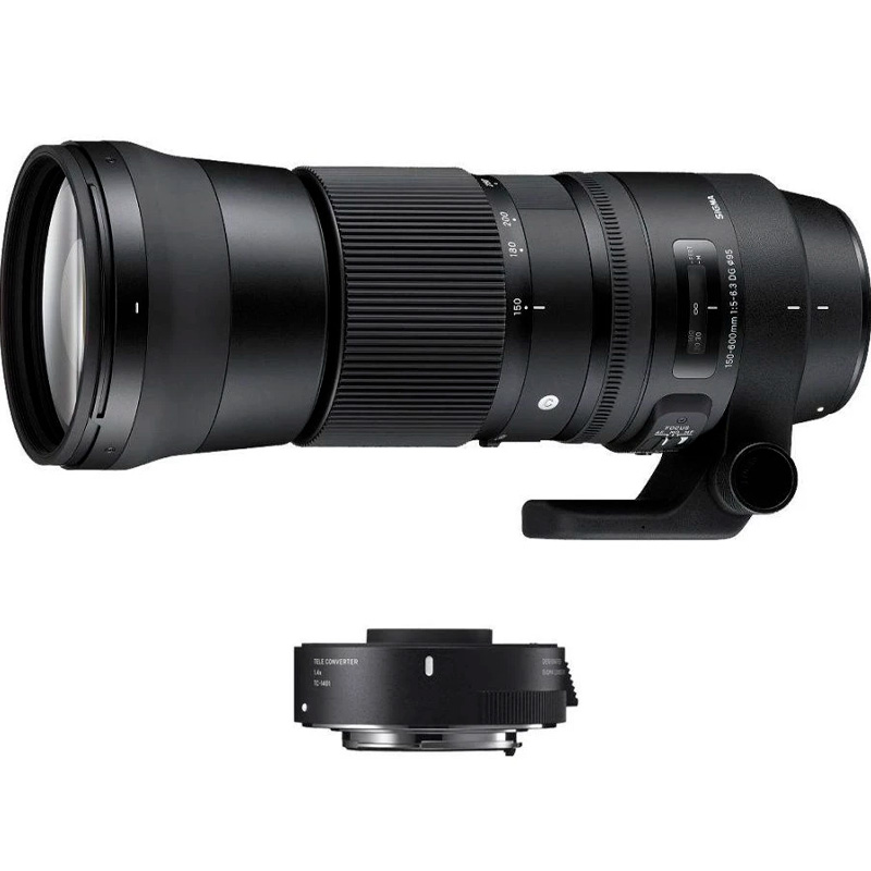 SIGMA 150-600mm F5-6.3 DG OS HSM Contemporary + Teleconv TC-1401