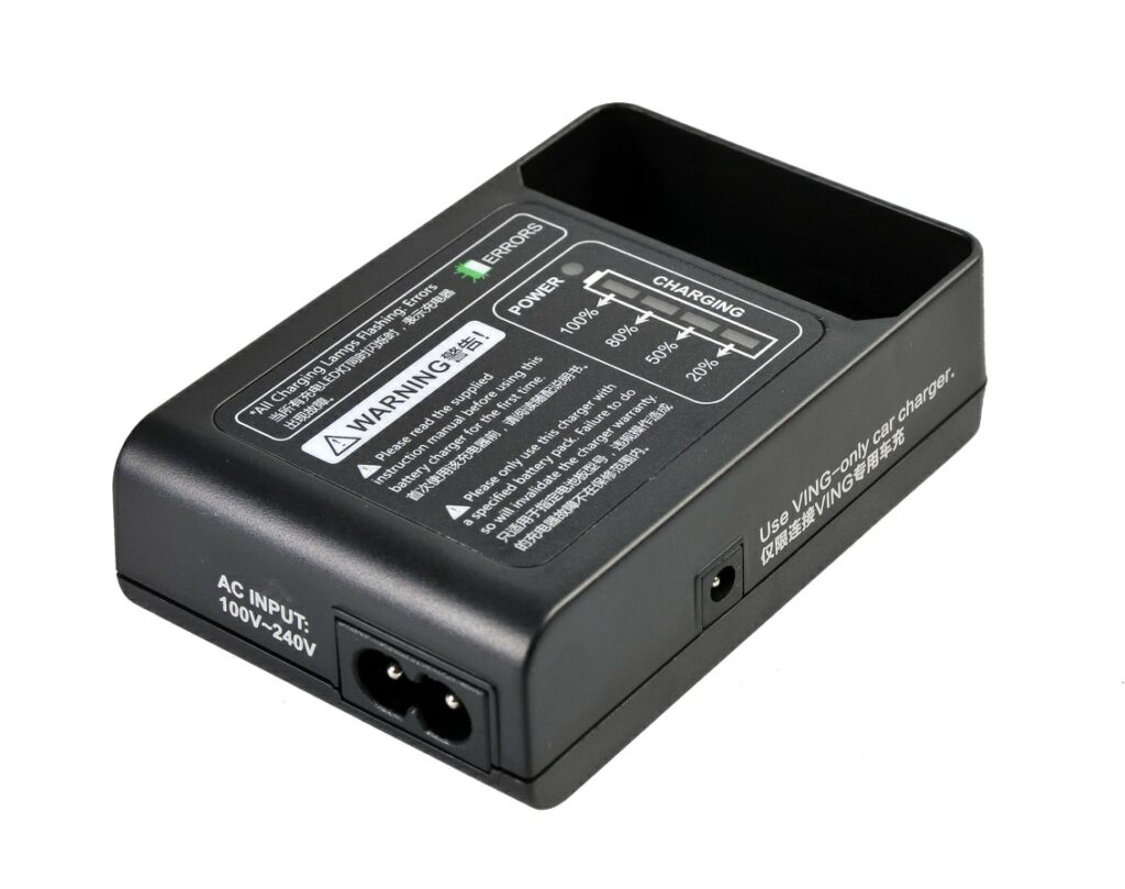 Charger voor V serie accu