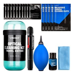 Optical Cleaning Kit Travel Blue