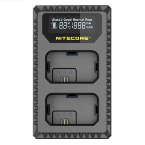 USN1 Compacte Dubbel Lader voor Sony NP FW50 met indicator + USB
