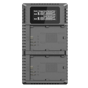 UCN2 Pro Dubbel Lader voor Canon LP E6 (N)