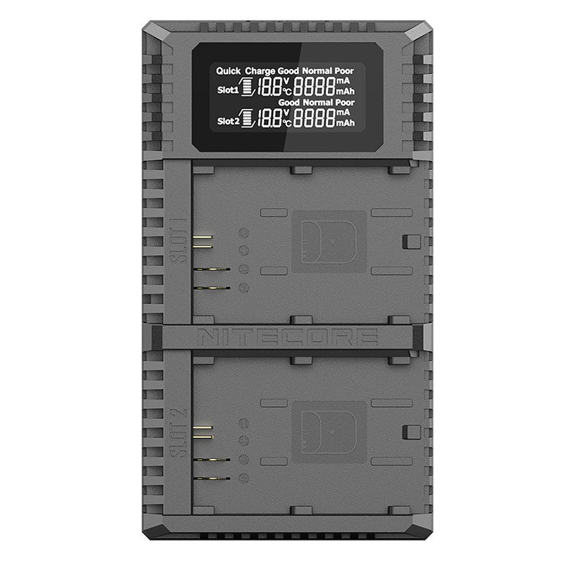 UCN2 Pro Dubbel Lader voor Canon LP E6 (N)