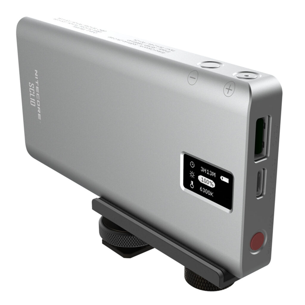SCL10 Smart Camera Light (2500K 6300K) & Power Bank