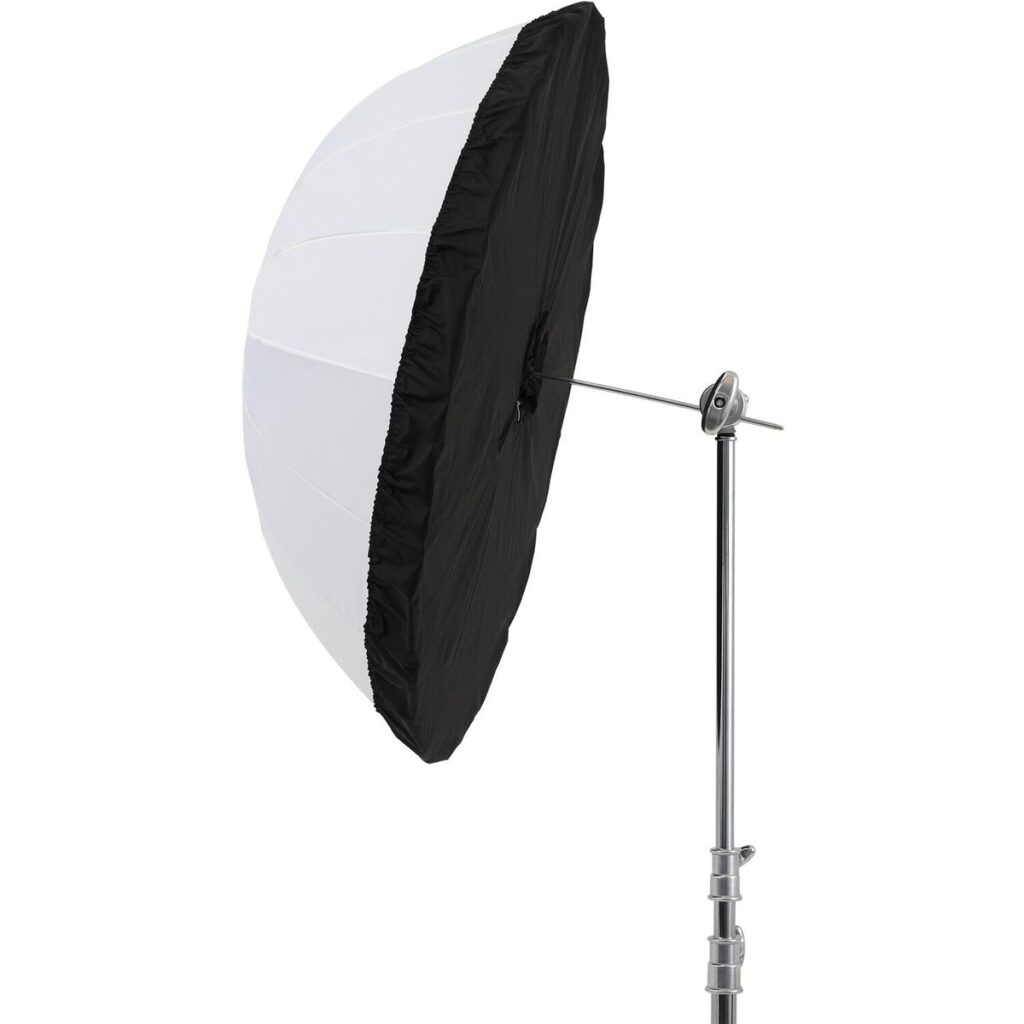 105cm Zwart en Zilver Diffuser voor Parabolische Paraplu