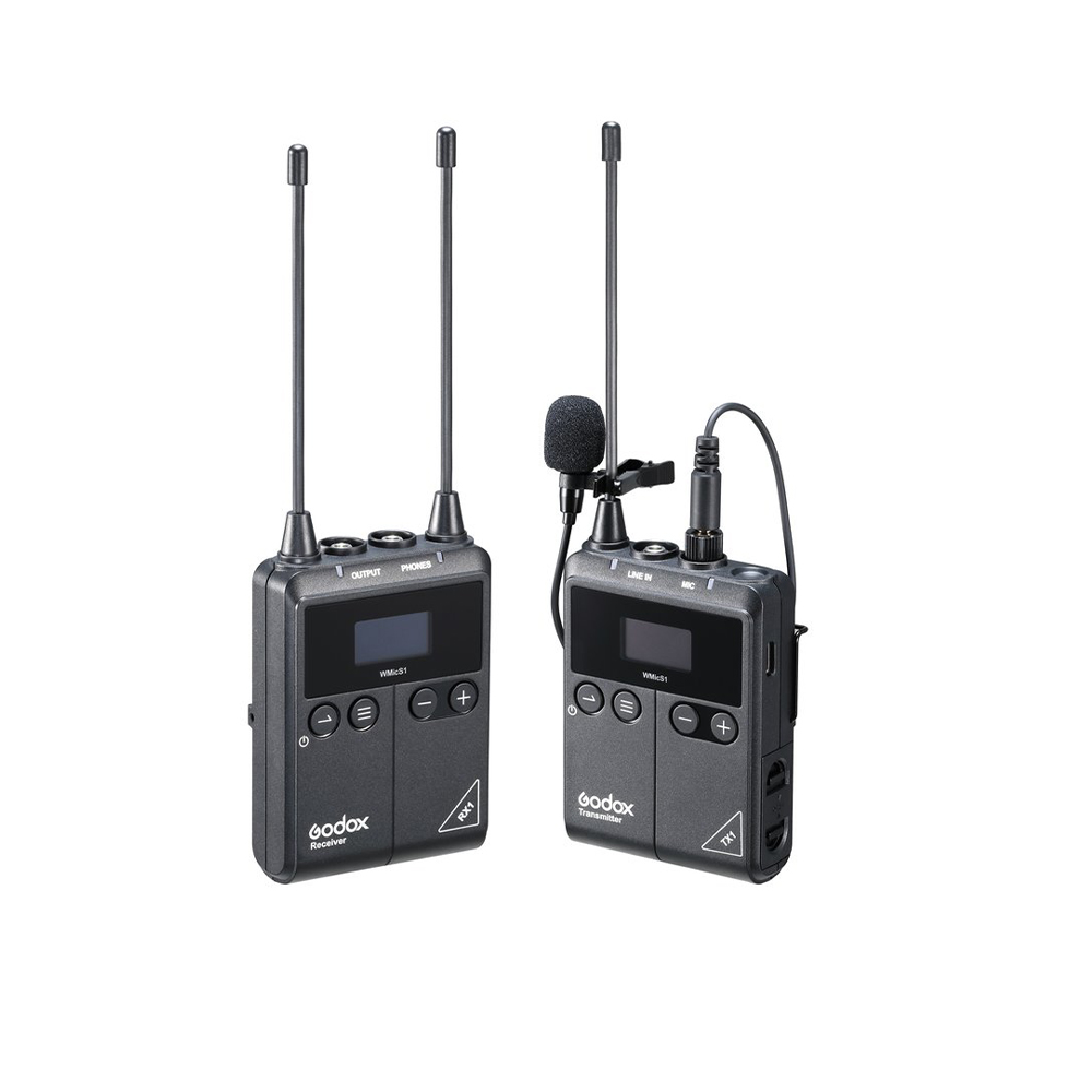 UHF Wireless & Lavalier Microphone Kit (1x TX1 /1x RX1 /1x LMS 12 AXL)