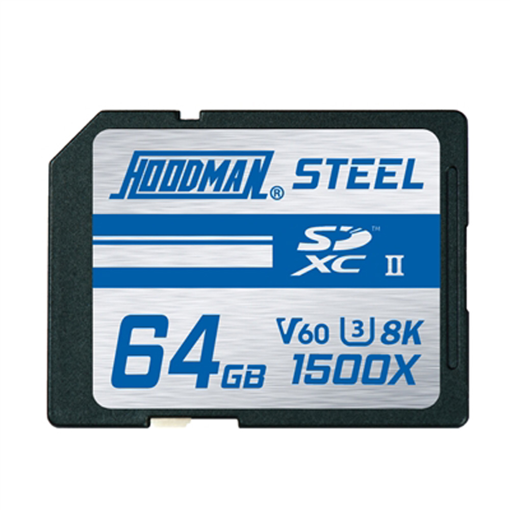 64GB 1500X SDXC UHS II, CLASS 10, U3, 8K, V60