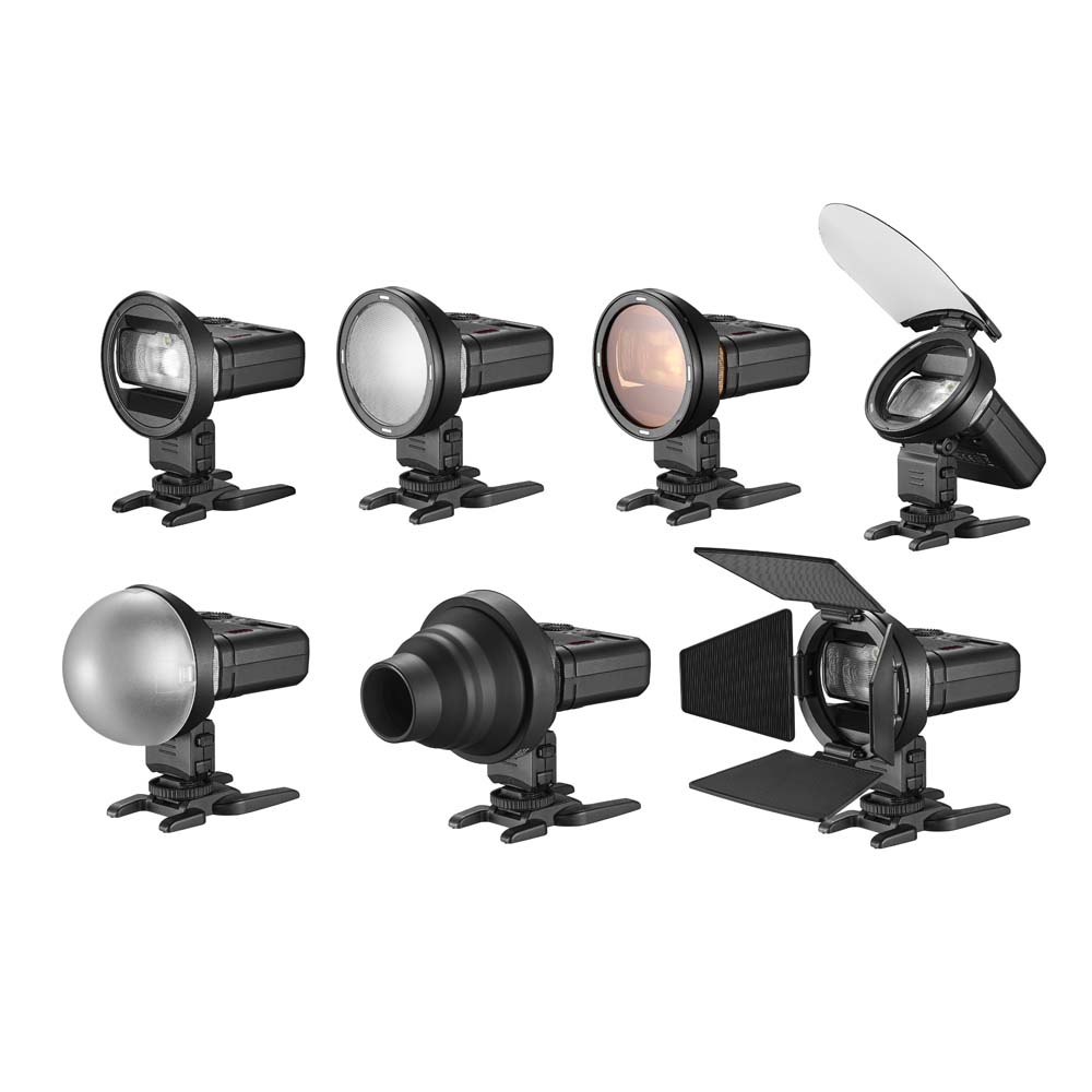 Speedlite MF CB Head Converter (From Square to Round)