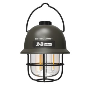 LR40 Multifunctional USB C rechargeable camping lantern Green
