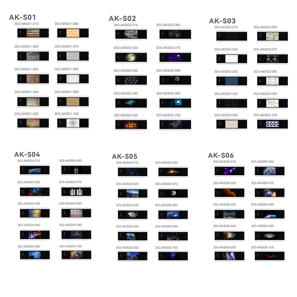 Slide Filter Full Set (60 pcs)
