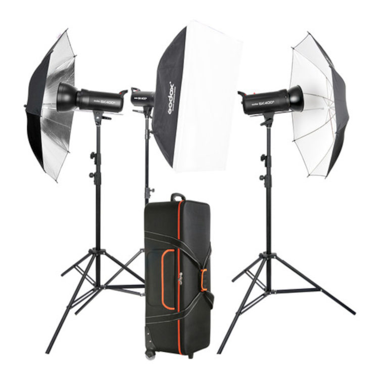 SKII400 Studio Flash Kit 400 D