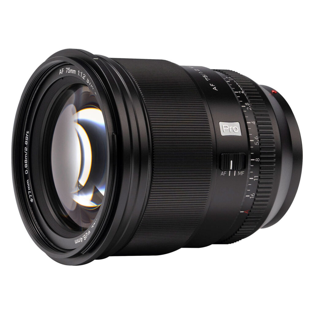 XF 75 F1.2 AF PRO Nikon Z mount APS C