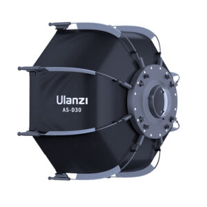 AS D30 Octagonal Softbox With Mini Bowens Mount And Grid 30cm
