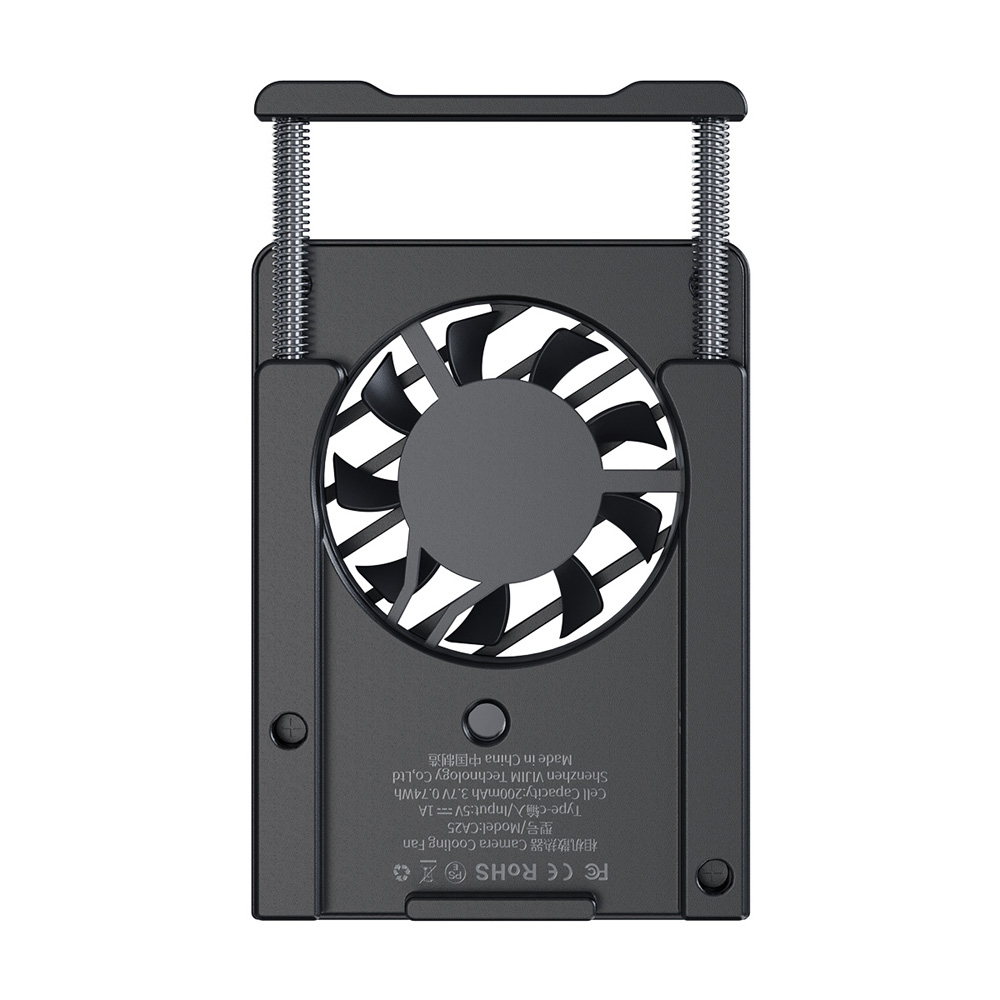 Camera Cooling Fan For Sony / Canon / FUJIFILM Black