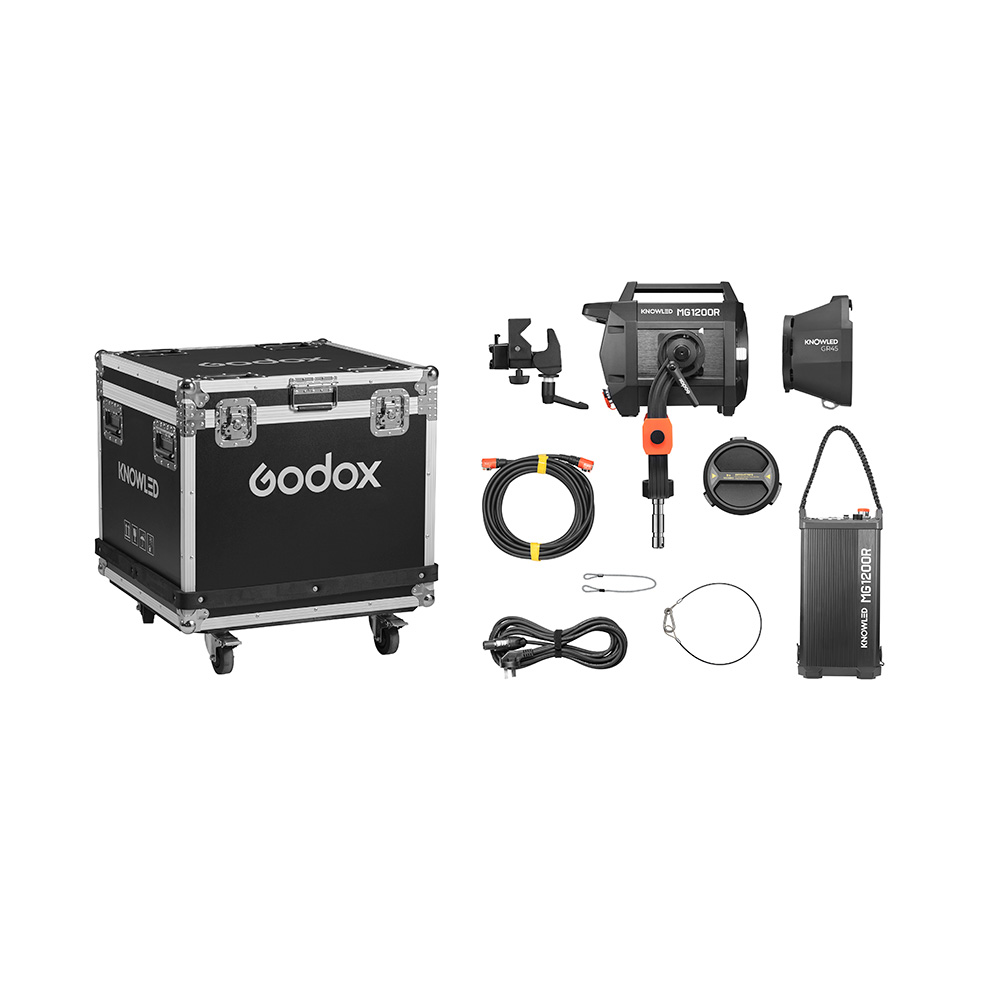 KNOWLED RGB Light with flight Case MG1200R K3