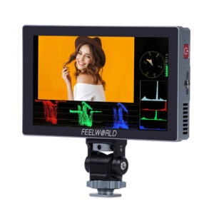 P6X 5.5 Inch Aluminium DSLR Camera Field Monitor Touch Screen 4K HDMI