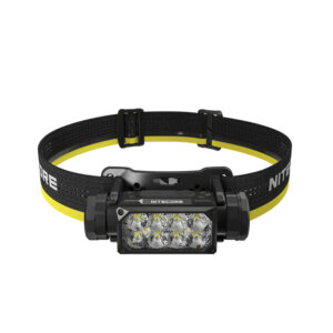 HC65 UHE Ultra High Triple Output Metal Headlamp Black