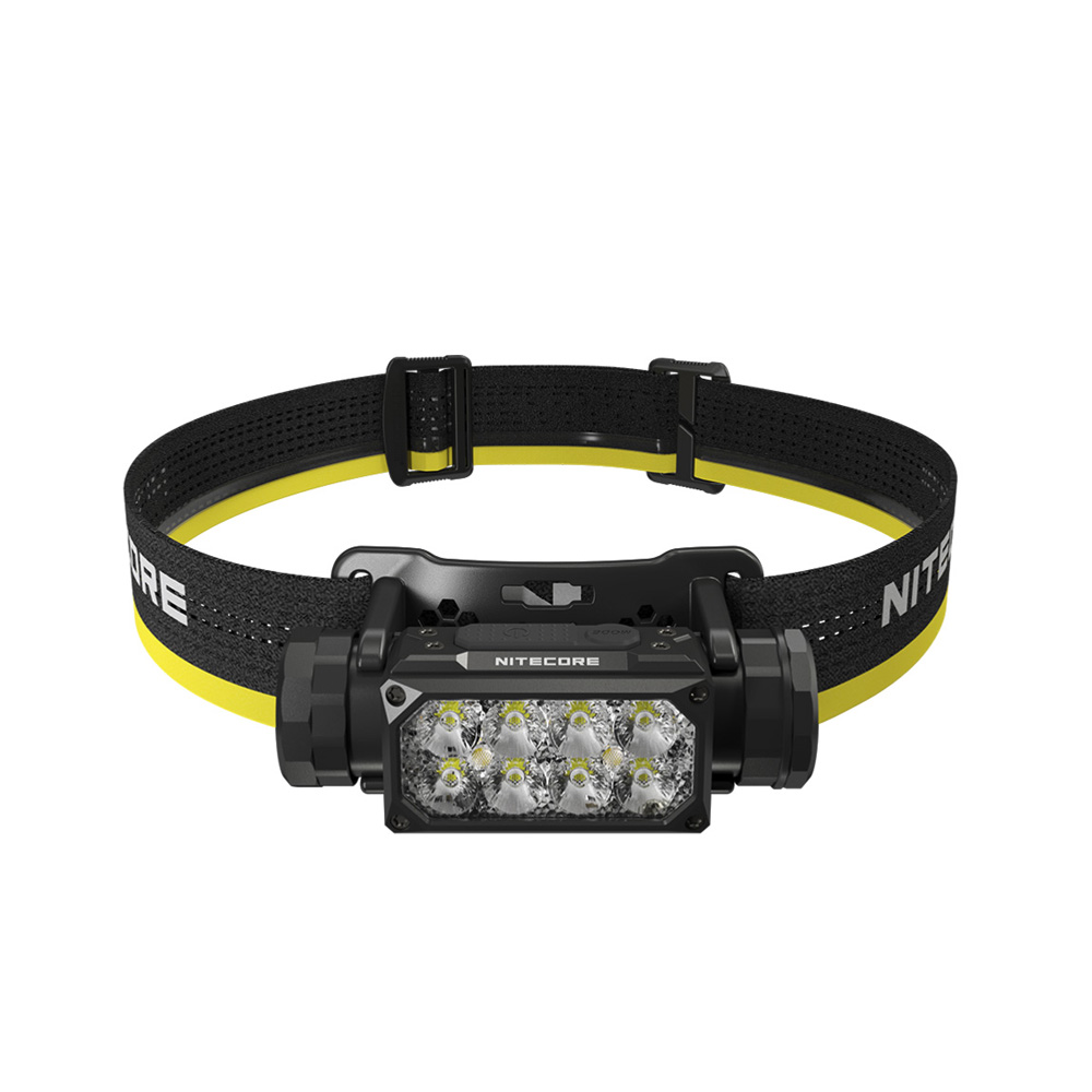 HC65 UHE Ultra High Triple Output Metal Headlamp Black