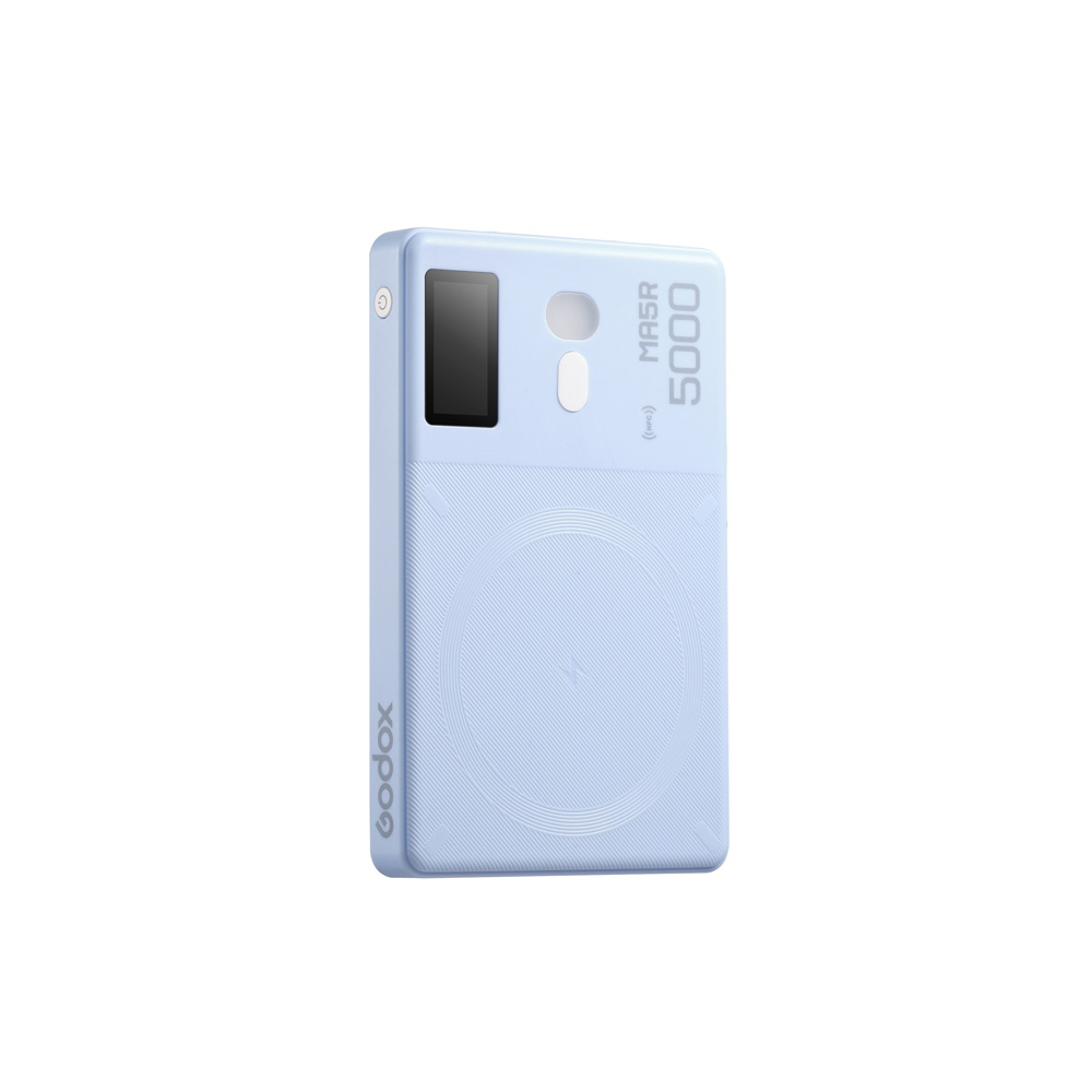 MA5R Mobile Power Bank&RGB LED Light Blauw
