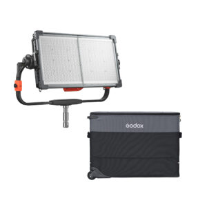 P1200R Hard Pro K1 KNOWLED RGB Panel Light Waterproof with Carry Bag