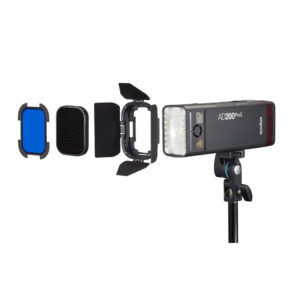 Barndoor Kit For AD200ProII Speedlite Flash head