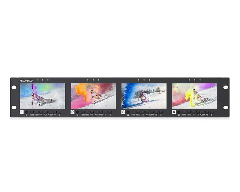 SEETEC Q41 Quad 4.5 inch 2RU Rackmount Monitor