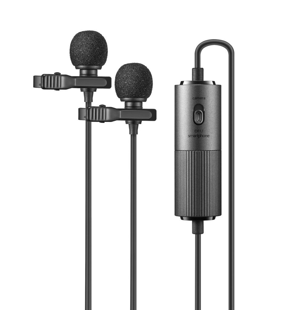 Omnidirectional Dual Lavalier Microfoon LMD 40C