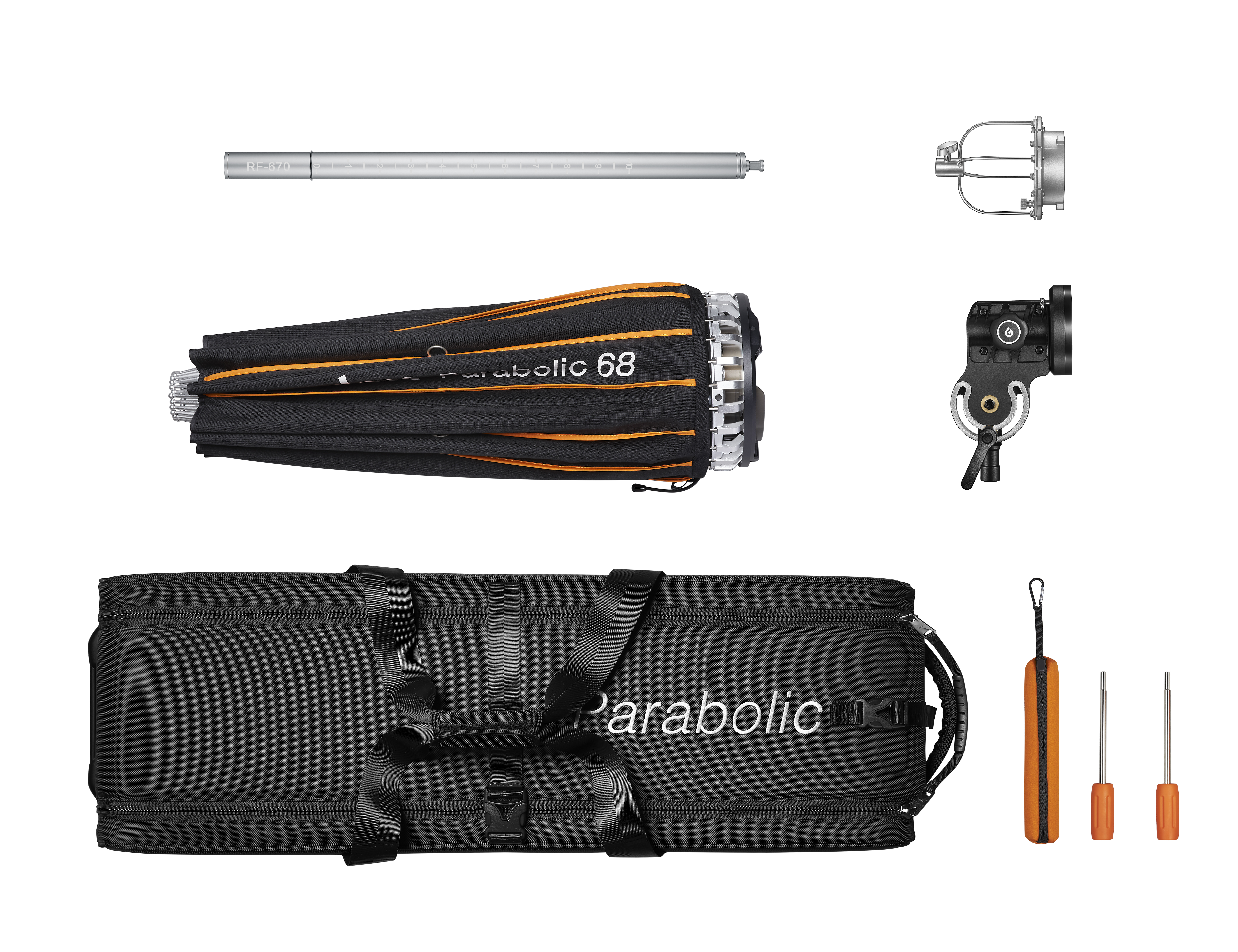 Parabolic Reflector Zoom Box P68Kit