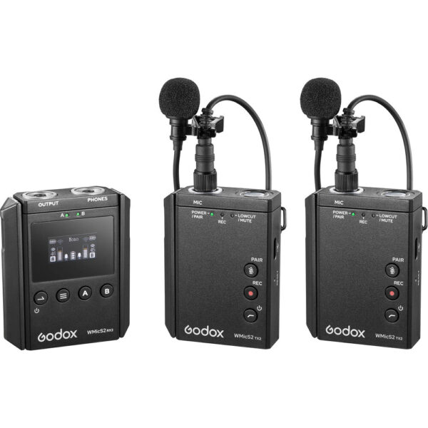 WMicS2 Kit 2 UHF Wireless Microphone System