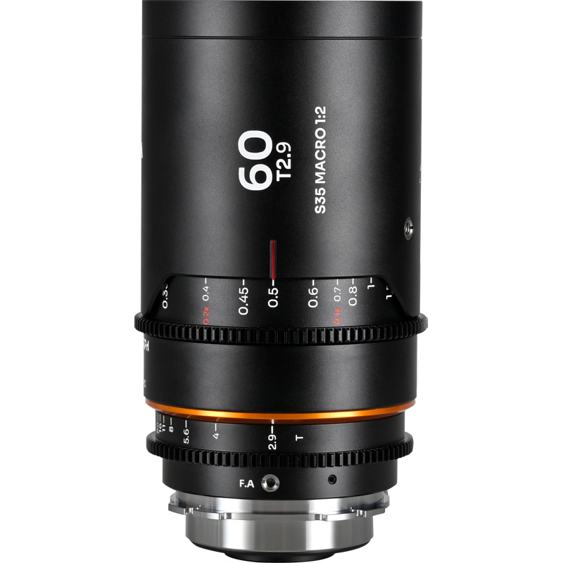 Nanomorph 60mm T2.9 Macro 1.5X S35 (Amber) – Arri PL/Canon EF