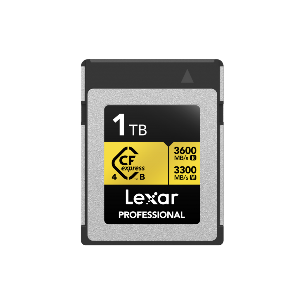 CFexpress PRO Type B GOLD 4.0 series 1TB – R3600/W3300MB/s