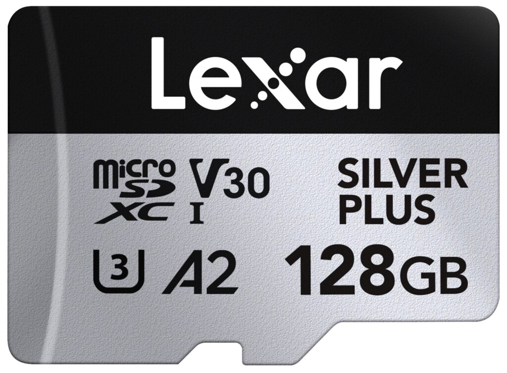 microSDXC Silver Plus UHS-1 128GB V30 R205/W150MB/s