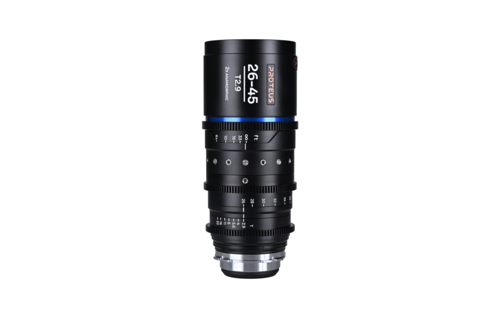 Proteus Zoom 2X Anamorphic 26-45mm T2.9 – Blue (Feet)