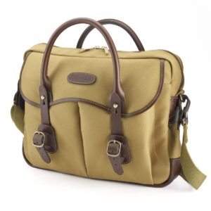 Thomas Brief Case – Khaki Fibrenyte/Chocolate