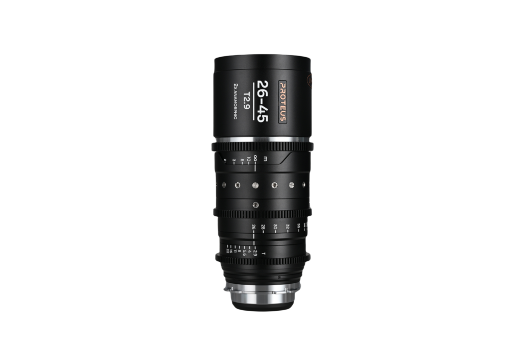 Proteus Zoom 2X Anamorphic 26-45mm T2.9 – Silver (Meter)