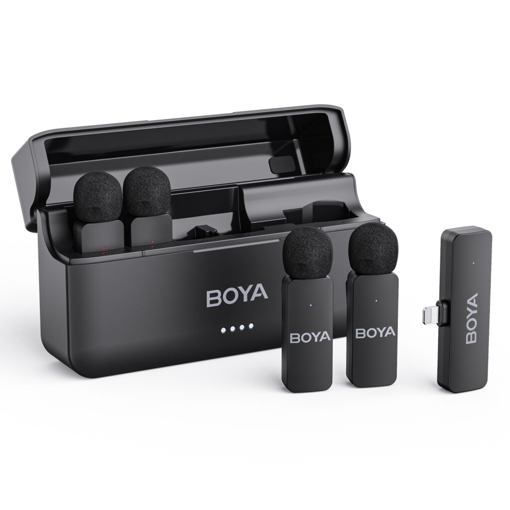 BY-V4D – 2.4GHz Four-channel wireless mic with Lightning plug