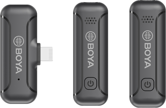 BY-WM3T2-D2 wireless mic for IOS two transmitter