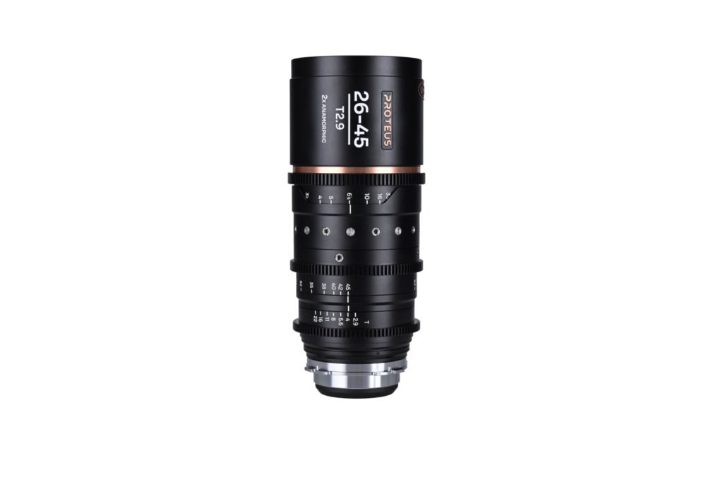 Proteus Zoom 2X Anamorphic 26-45mm T2.9 – Amber (Feet)
