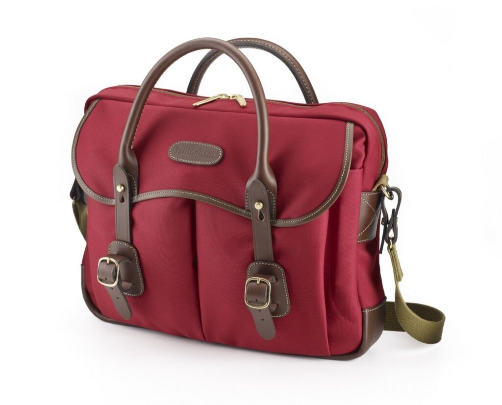 Thomas Brief Case – Burgundy/Chocolate