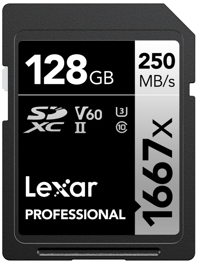 SD Pro Silver Series UHS-II 1667x 128GB V60