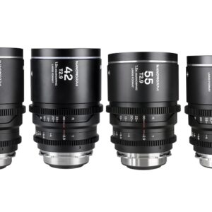 Nanomorph LF 4-Lens Bundle  (32mm, 42mm, 55mm, 85mm) (Silver) – Arri PL/ Canon EF