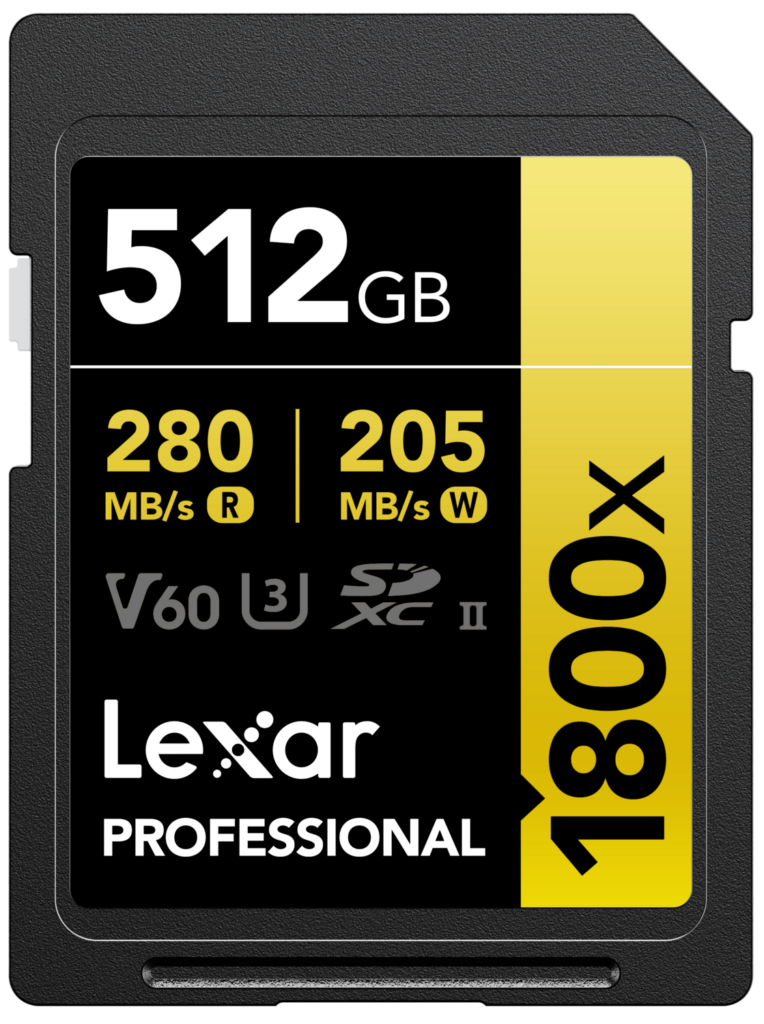 SD Pro Gold Series UHS-II 1800x 512GB V60