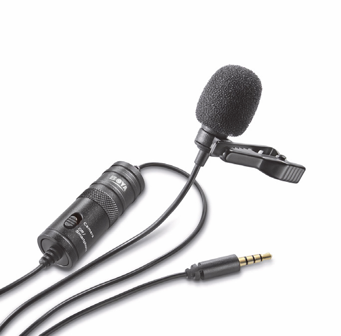 BY-M1 lapel mic for smartphones & DSLR’s